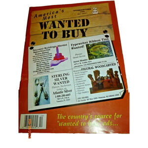 "AMERICA'S MOST WANTED TO BUY" Advertising Magazine 1996 Vol 3 issue 7